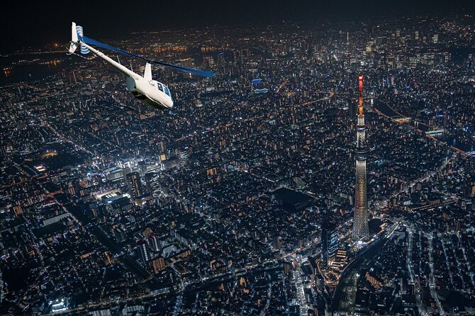 [22 Min]Tokyo City Lights Helicopter Tour : Skytree+Asakusa