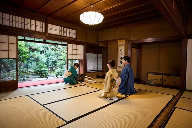 Sweets Making & Kimono Tea Ceremony at Kyoto Maikoya, GION