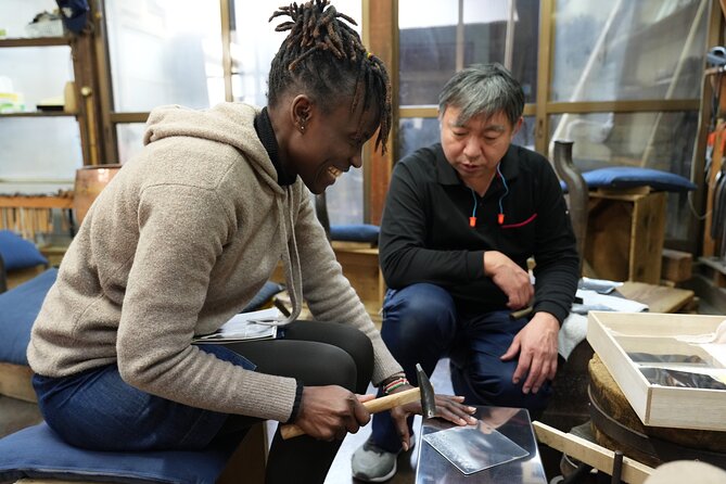 Tin Plate Making Experience in Toyama