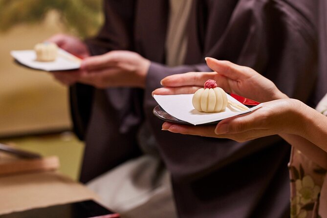 Sweets Making & Kimono Tea Ceremony at Kyoto Maikoya, GION - Sweets Making With a Twist