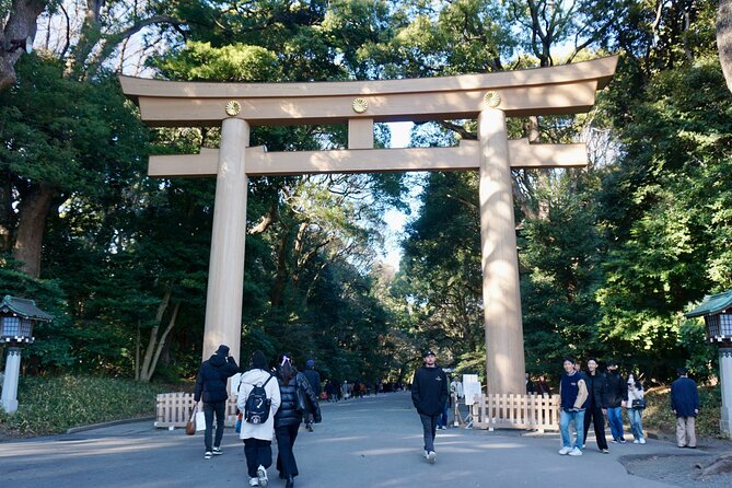 Meiji Shrine to Shibuya Crossing With Lunch and Dessert - Walking to Shibuya Crossing