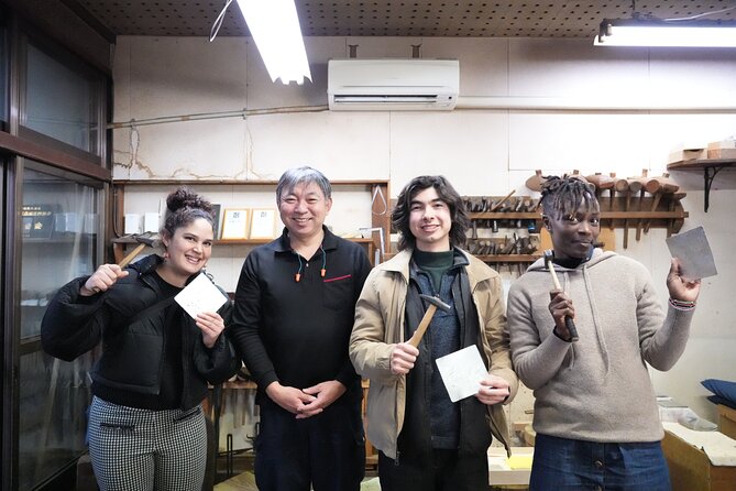 Tin Plate Making Experience in Toyama - Preparing for the Experience