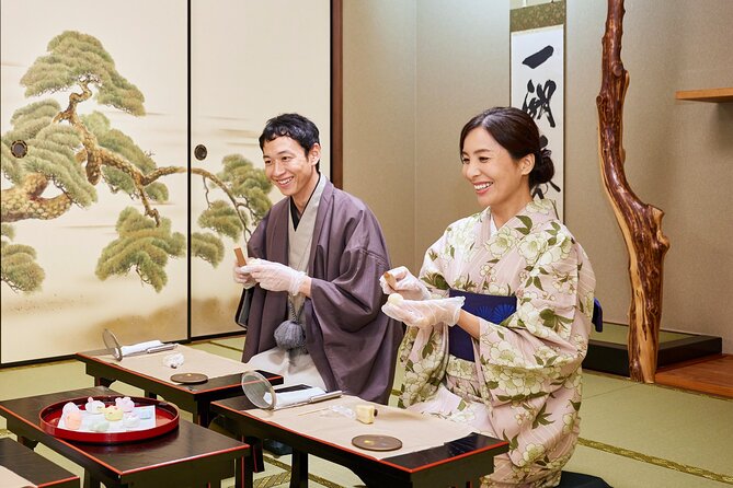 Sweets Making & Kimono Tea Ceremony at Kyoto Maikoya, GION - Just The Basics