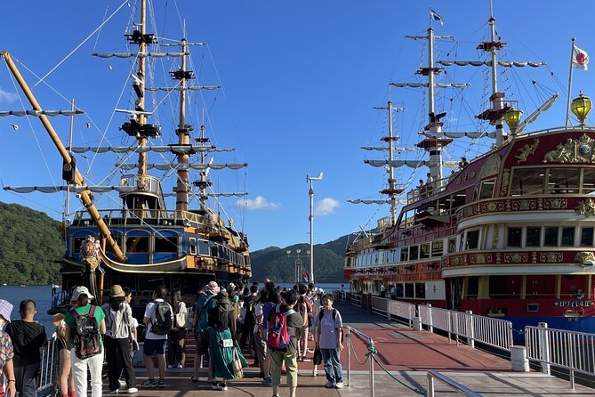 View of Mt. Fuji, Chureito Pagoda and Hakone Cruise Day Trip - Just The Basics