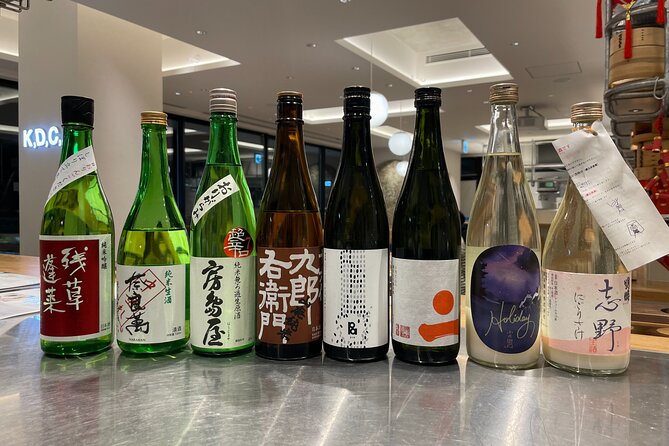 Craft Sake Flight With Light Snacks