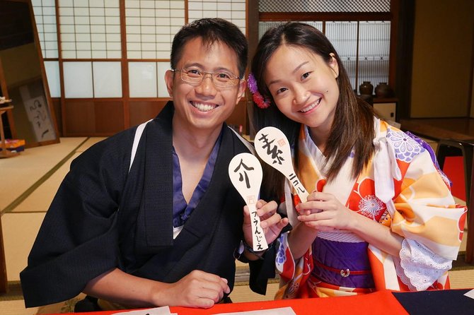 Kimono and Calligraphy Experience in Miyajima