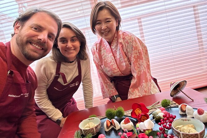 Mochi and Nerikiri Wagashi Combination Cooking Class