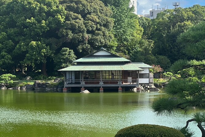 Best of Downtown Tokyo Nature Coffee and Japanese Sweets Making - Nature Escape in Kiyosumi Garden