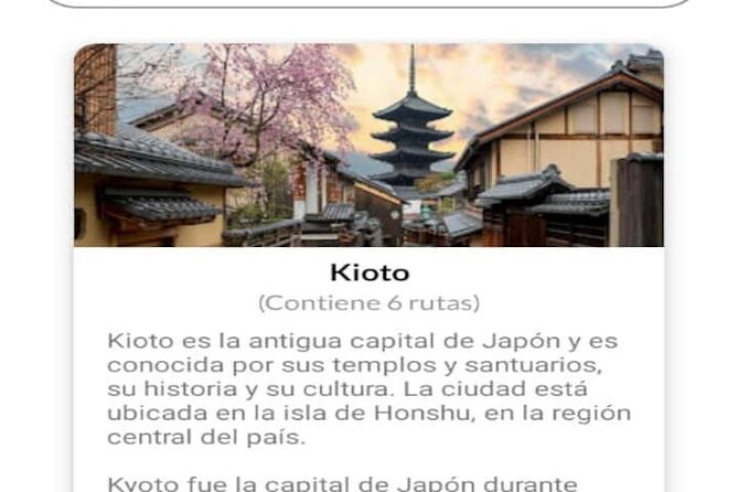 Audio Guide App Japan Tokyo Kyoto Takayama Kanazawa Nikko and Others - App Features and Accessibility