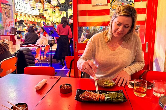 Flavors After Dark Into Shinjuku Friendly Free Walking Food Tour - Savoring Flavors of Shinjukus Streets