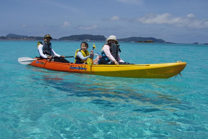 Lets Go to a Desert Island of Kerama Islands on a Sea Kayak - Sea Kayaking to the Island