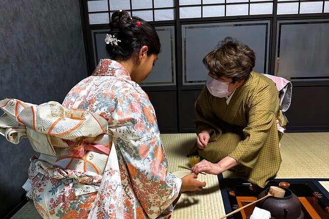 KYOTO Tea Ceremony With Kimono Near by Daitokuji - The Art of Japanese Tea Preparation