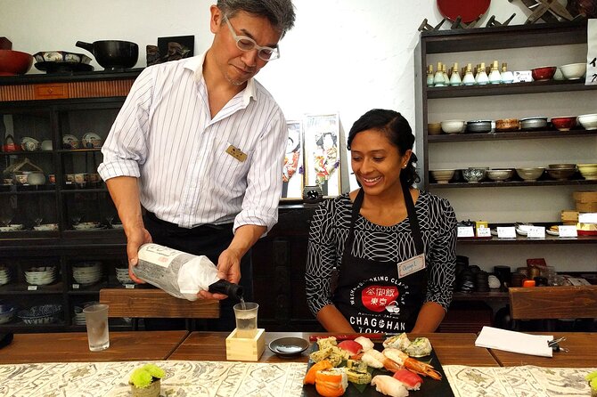 Private Market Tour and Sushi Class in Asakusa With a Chef - Hands-on Sushi Rolling Experience