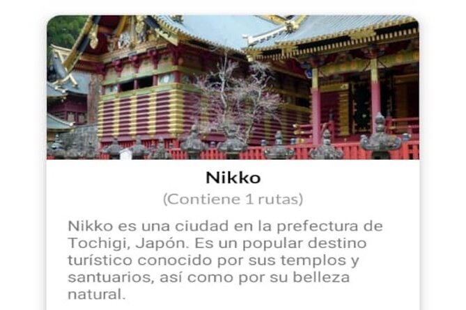 Audio Guide App Japan Tokyo Kyoto Takayama Kanazawa Nikko and Others - Private Tour Information and Notes