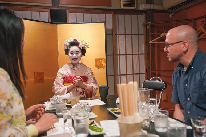 Dinner With Maiko in a Traditional Kyoto Style Restaurant Tour - All-You-Can-Drink and Photos