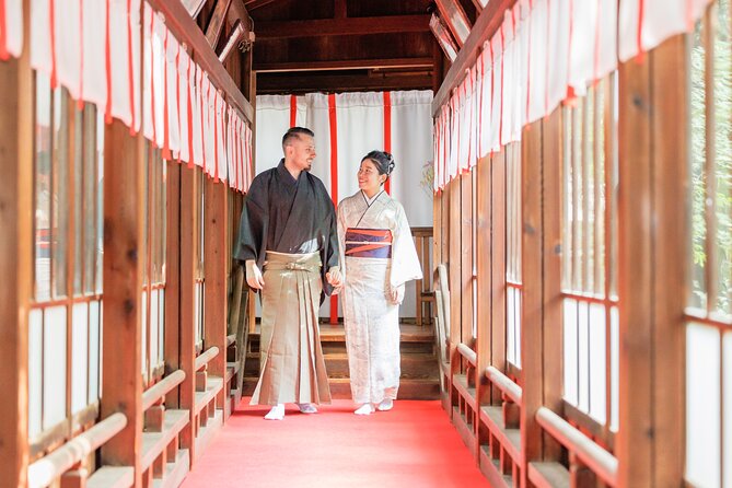 Kimono Photo Session Experience Japanese Culture Inside a Shrine - Just The Basics