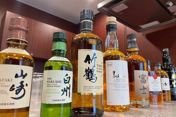 10 Japanese Whisky Tasting With Yamazaki, Hakushu and Taketsuru - Whisky Tasting Experience Details