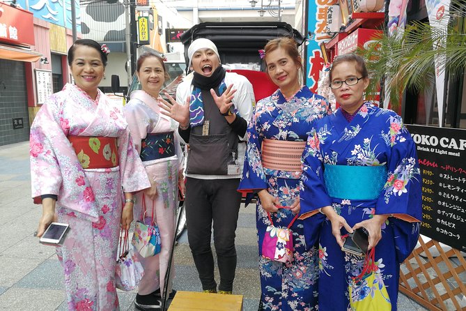 Exiting Rickshaw Ride and Kimono Experience - Experience Osakas Traditional Culture