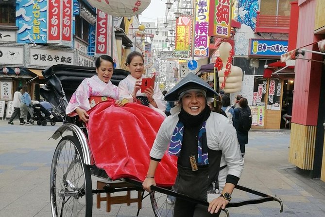 Exiting Rickshaw Ride and Kimono Experience - Exploring Osakas Hidden Gems