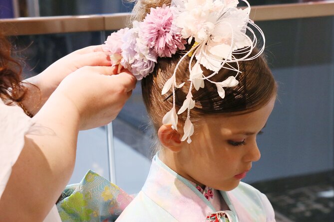 Private Children Photoshoot in Ikebukuro in Kimono - Hair and Makeup Services