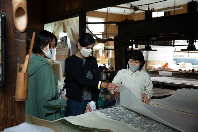 Private Echizen Washi Paper Making Experience and Walking Tour - Just The Basics